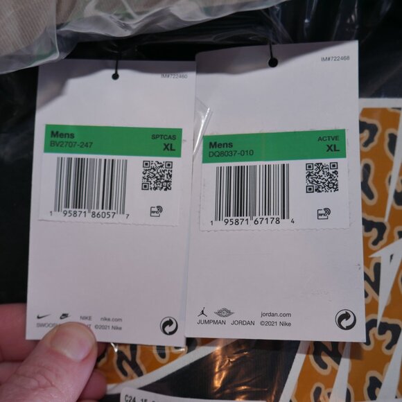 Nike Air Jordan Men's Jumpman Sweatsuit 2 PC Matching Club Fleece Tracksuit NWT - Picture 12 of 14